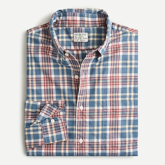 J.CREW Men's cotton poplin shirt (size S) NWT